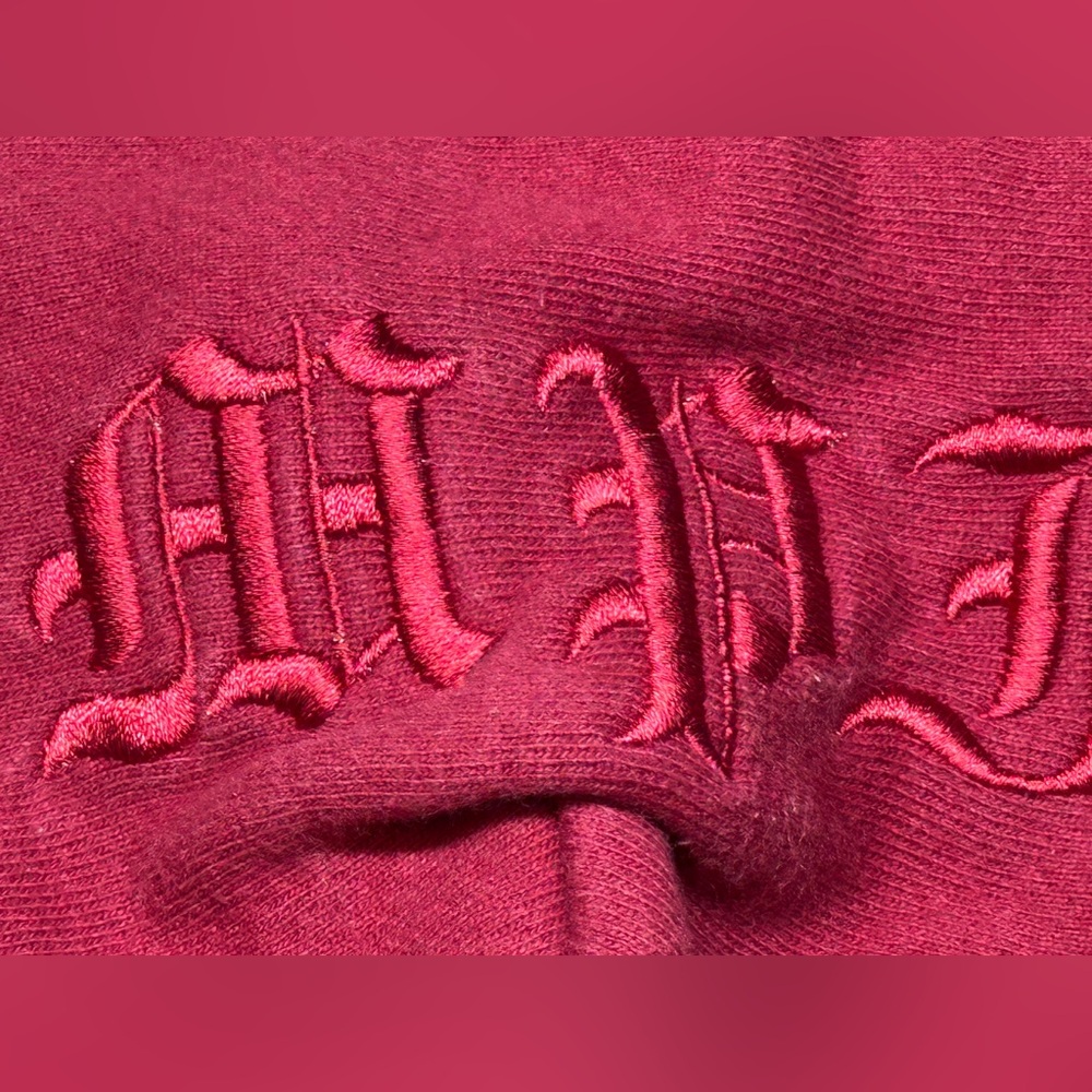 Champion Hoodie - Reverse Weave - Burgundy Pullover - Tonal Logo - XS - GUC - Picture 11 of 11